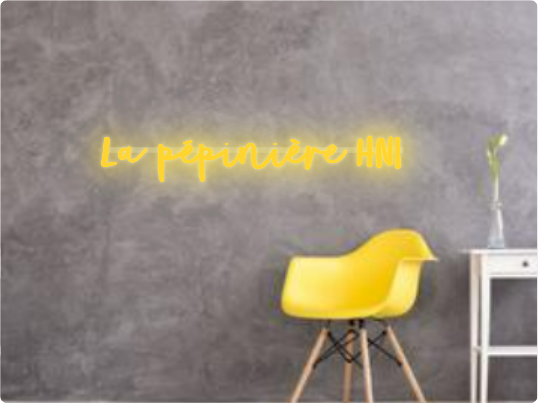 Custom text: La pépinière HNI