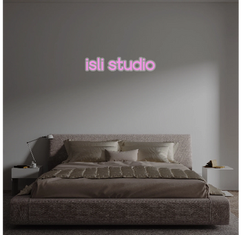 Custom text: isli studio