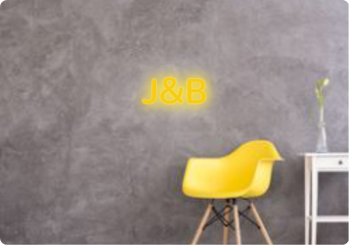 Custom text: J&B