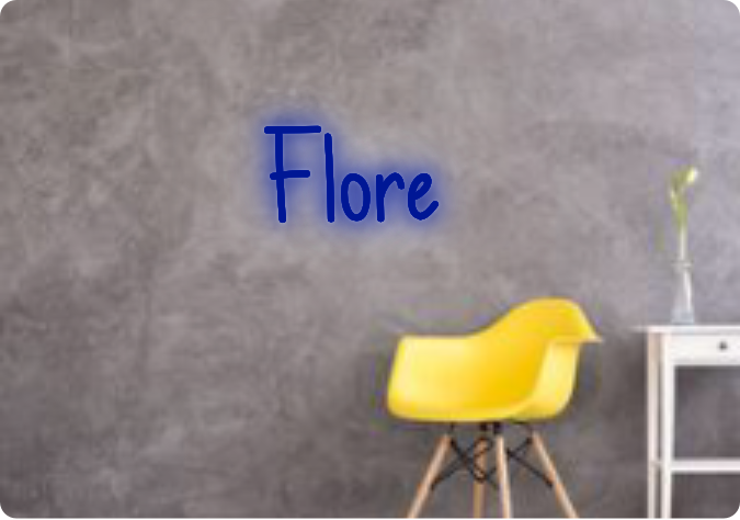 Custom text: Flore