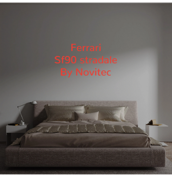 Custom text: Ferrari
Sf90 stradale
By Novitec