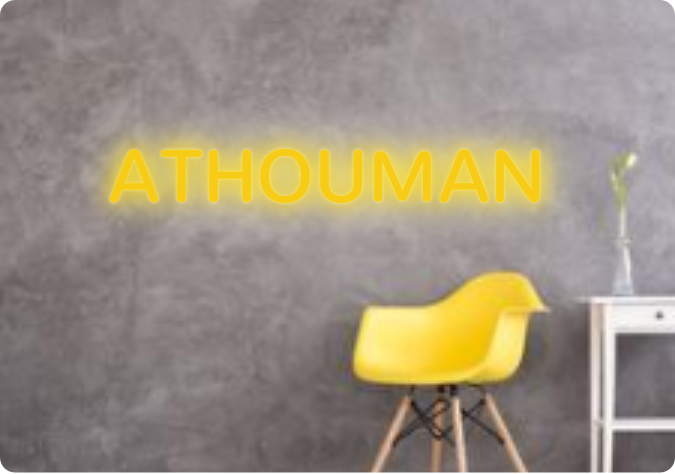 Custom text: ATHOUMAN