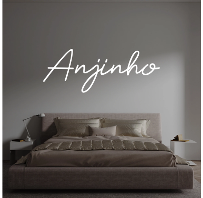 Custom text: Anjinho