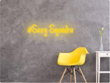 Custom text: #Sexy Squadra