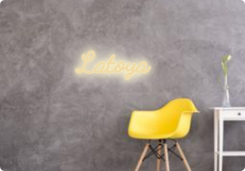 Custom text: Latoya