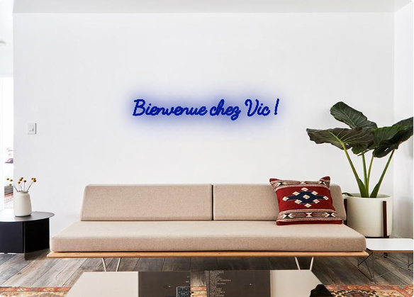 Custom order: Bienvenue chez Vic !