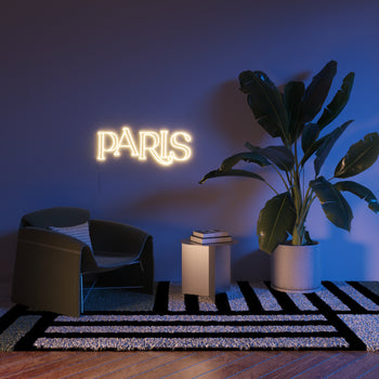 Paris, signe en néon LED