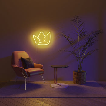The Crown - signe en néon LED