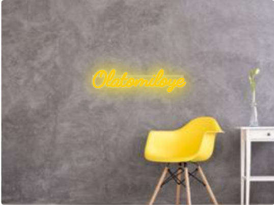 Custom text: Olatomiloye