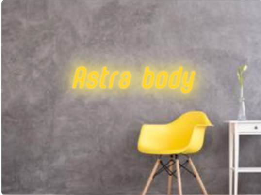 Custom text: Astra body