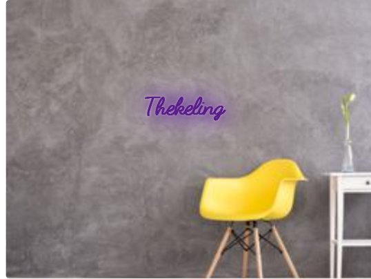 Custom text: Thekeling
