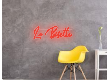 Custom text: La Bisette