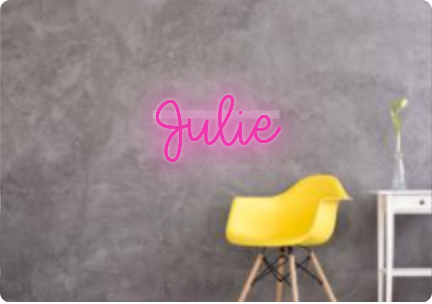 Custom text: Julie