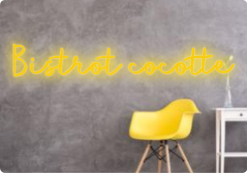 Custom text: Bistrot cocotte
