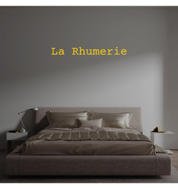 Custom text: La Rhumerie