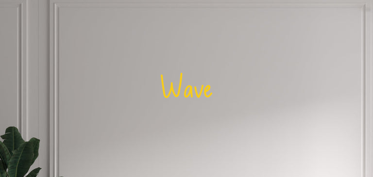 Custom text: Wave