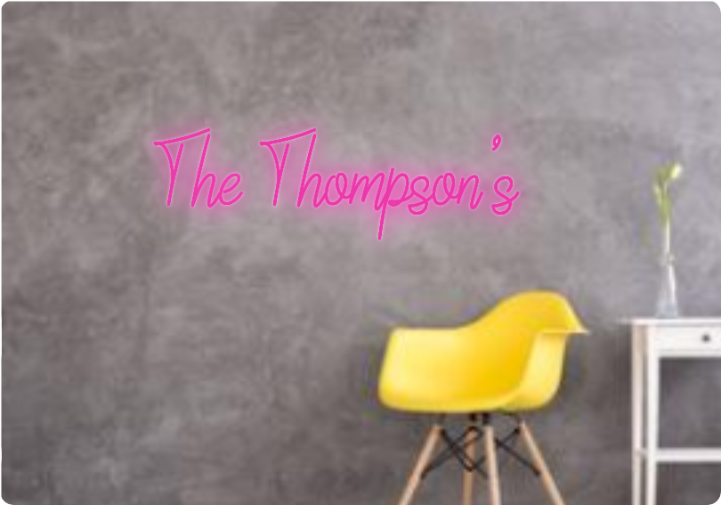 Custom text: The Thompson’s