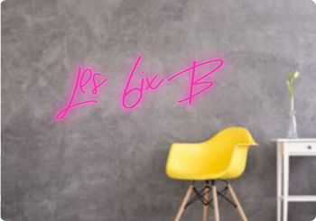 Custom text: Les 6ix B