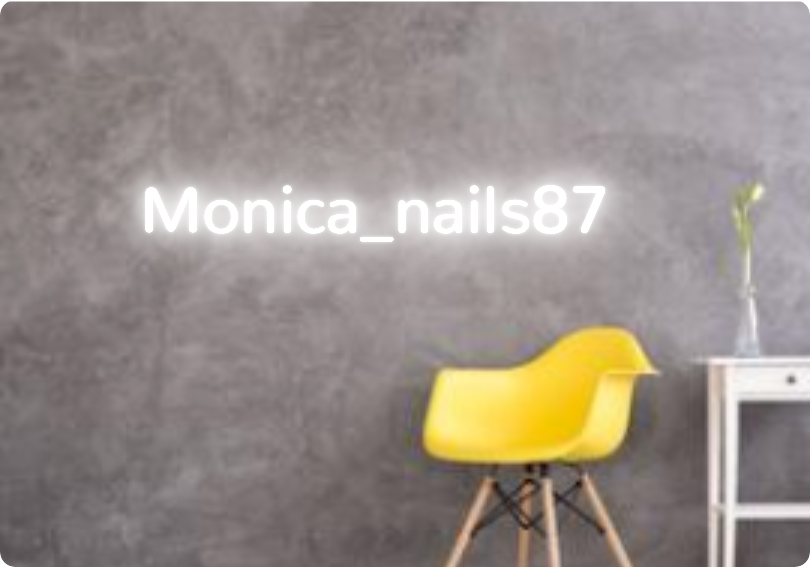 Custom text: Monica_nails87