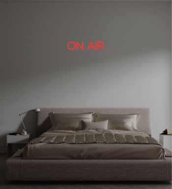 Custom text: ON AIR