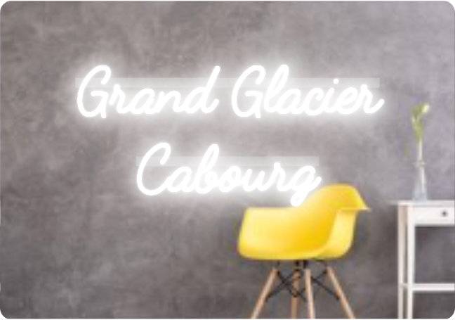 Custom text: Grand Glacier 
Cabourg