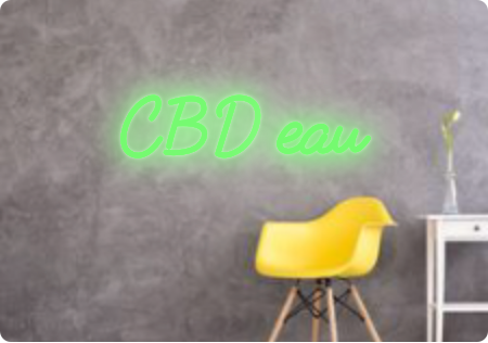 Custom text: CBD eau