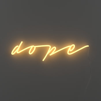 Dope, signe en néon LED