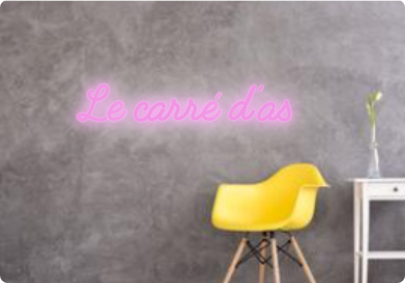 Custom text: Le carré d’as