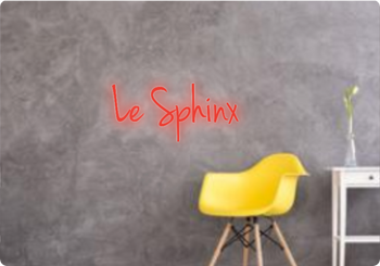 Custom text: Le Sphinx