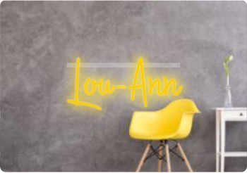 Custom text: Lou-Ann