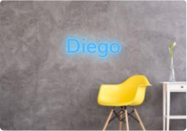 Custom text: Diego