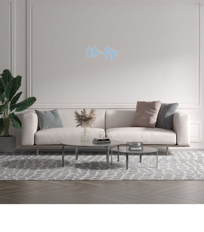 Custom text: Ollin Paja