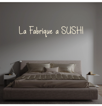 Custom text: La Fabrique a SUSHI