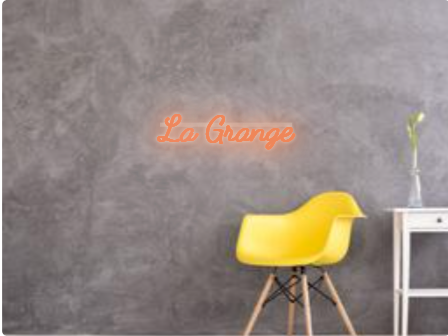 Custom text: La Grange
