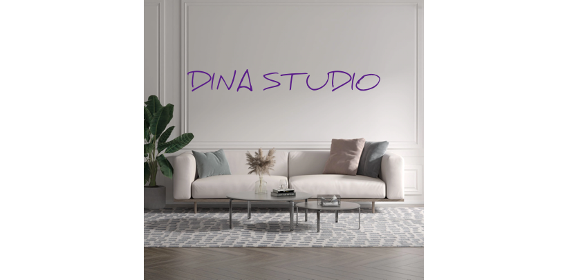 Custom text: DINA STUDIO
