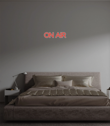 Custom text: ON AIR