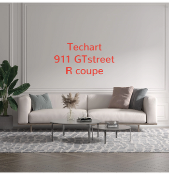 Custom text: Techart
911 GTstreet
R coupe