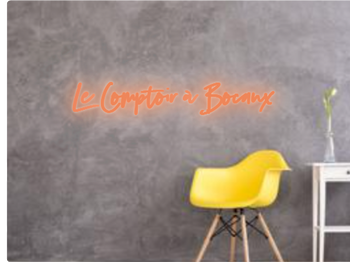 Custom text: Le Comptoir à Bocaux