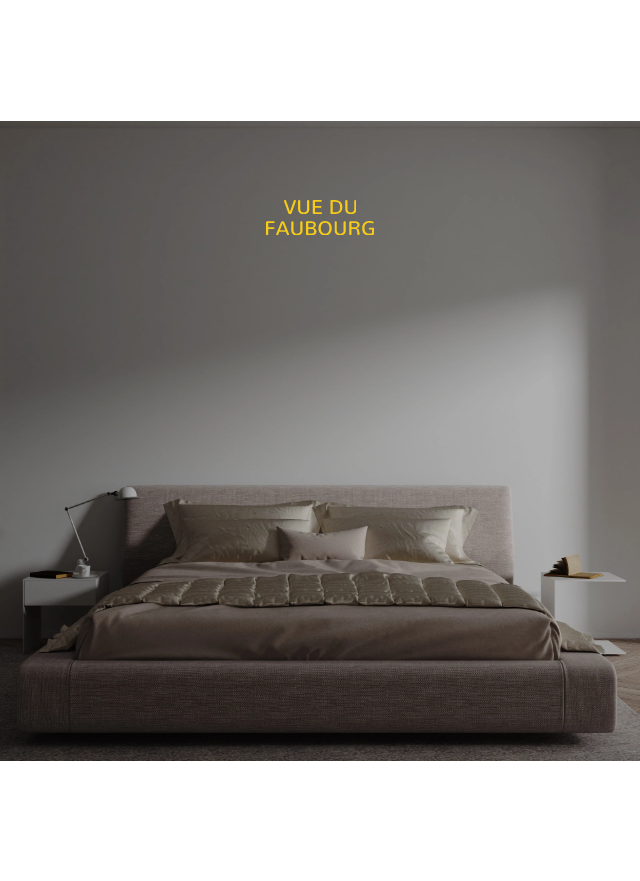 Custom text: VUE DU
FAUBOURG