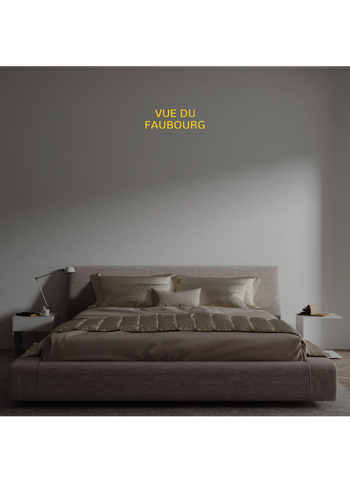 Custom text: VUE DU
FAUBOURG