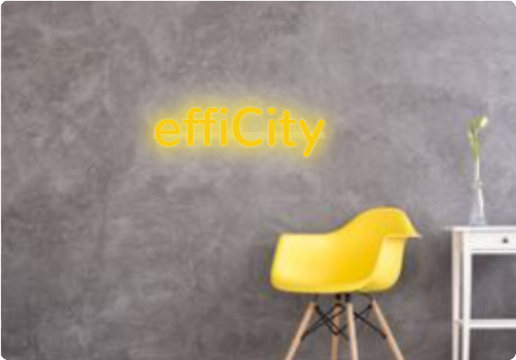 Custom text: effiCity