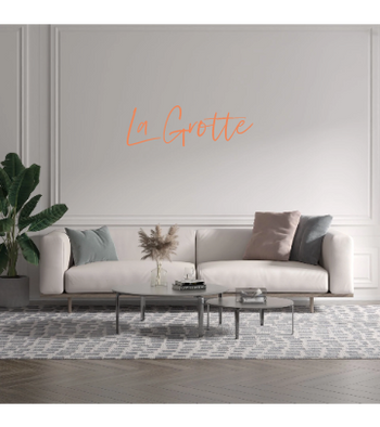 Custom text: La Grotte