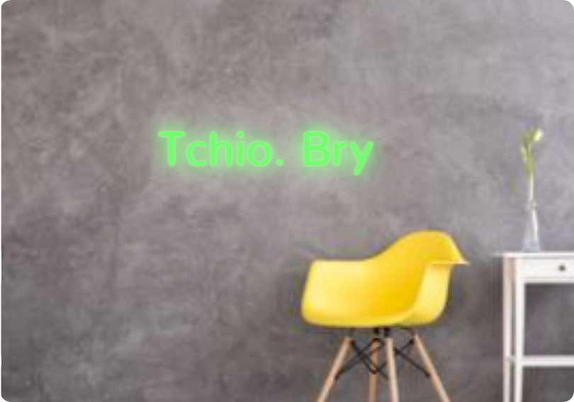 Custom text: Tchio.  Bry