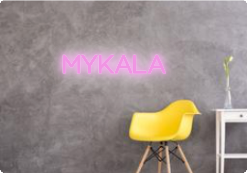 Custom text: MYKALA