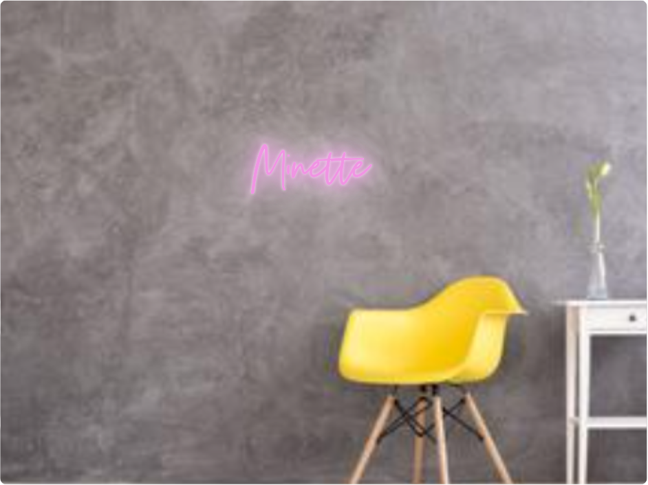 Custom text: Minette