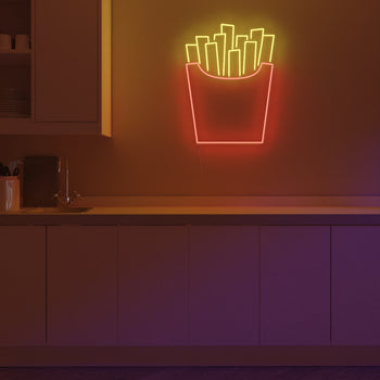 Fries - signe en néon LED
