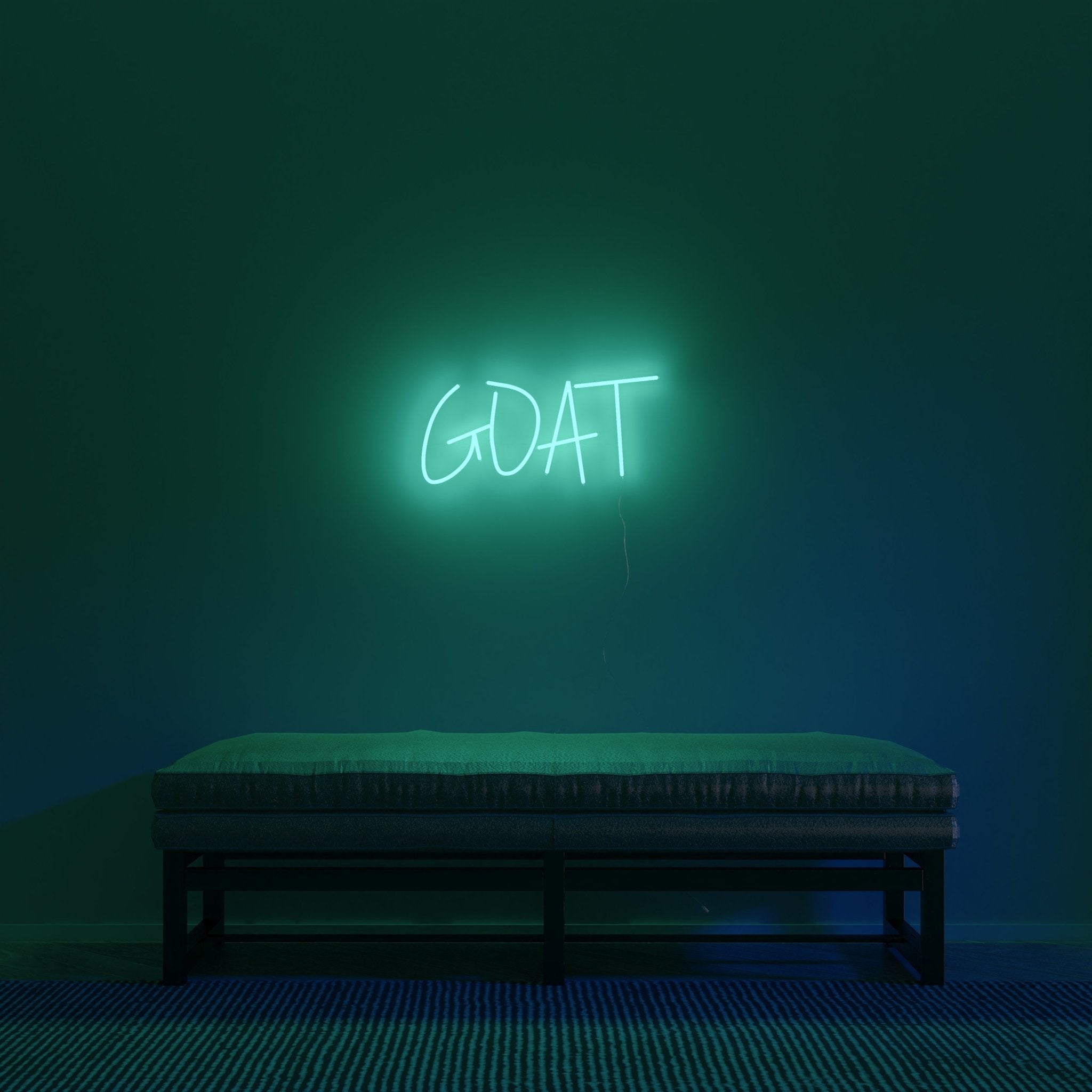 GOAT, signe en néon LED