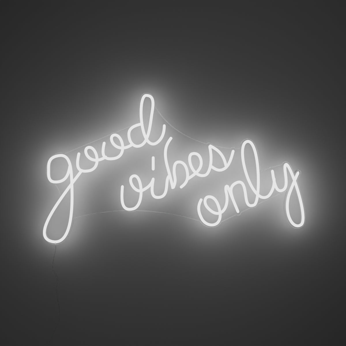 Good Vibes Only, signe en néon LED