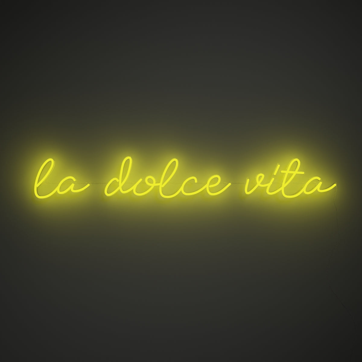 La dolce vita, signe en néon LED