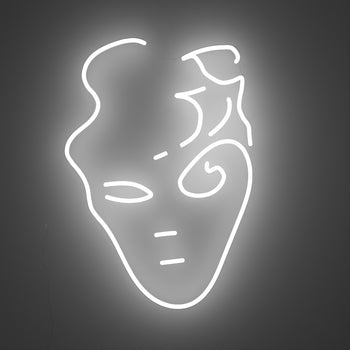 Handsome by Gregory Siff, signe en néon LED
